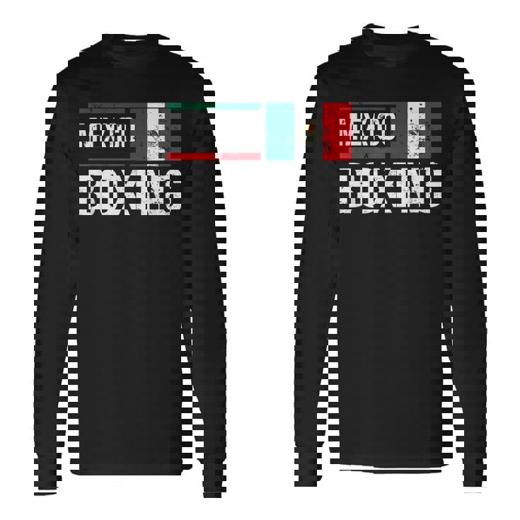 メキシコ ボクシング メキシコ国旗 ジム スパーリング アマチュアスポーツ 長袖Tシャツ