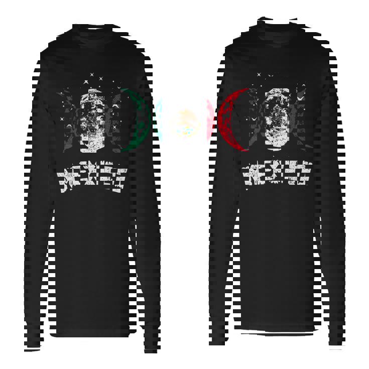 メキシコ国旗 ラブ メキシコ 長袖Tシャツ