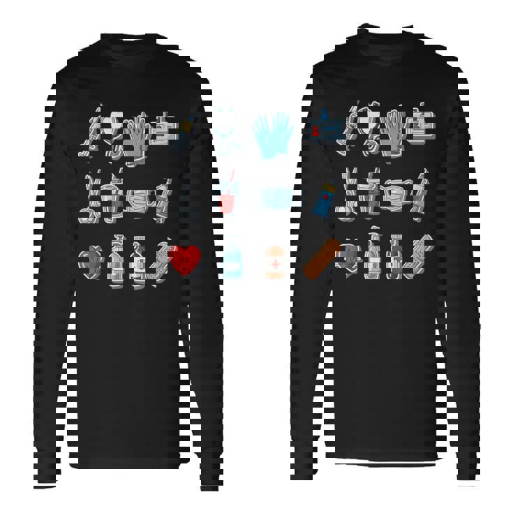 メディカル マッチング ナース 医師 医療スタッフ 長袖Tシャツ