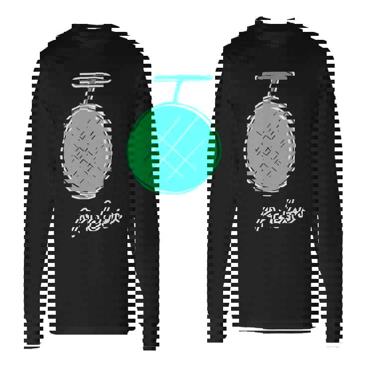 メロン Melon 『フルーツ ポップ』果物 シンプル ゆるい かわいい 落書き イラスト 長袖Tシャツ