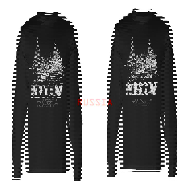 モスクワ ロシア 長袖Tシャツ