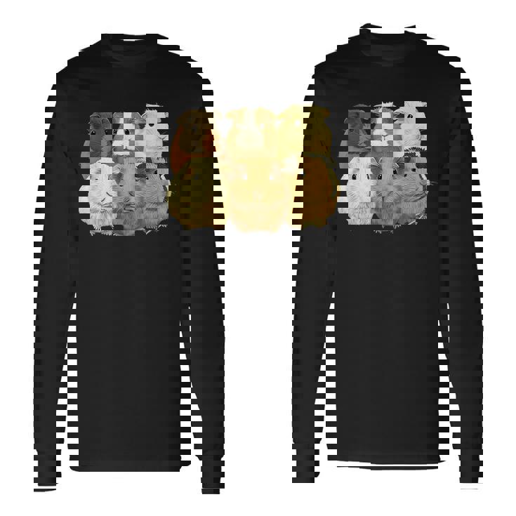 モルモット愛好家のためのモルモット。 長袖Tシャツ