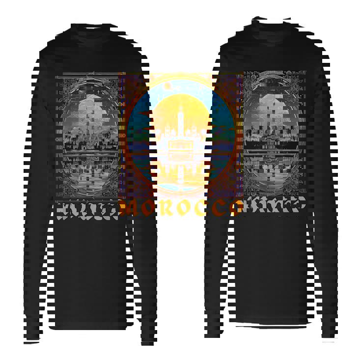 モロッコtシャツ-お土産 長袖Tシャツ