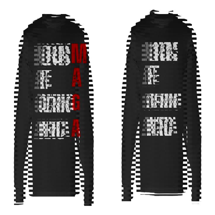 モロンはアメリカを支配している政治的ユーモアの自由のスピーチ 長袖Tシャツ