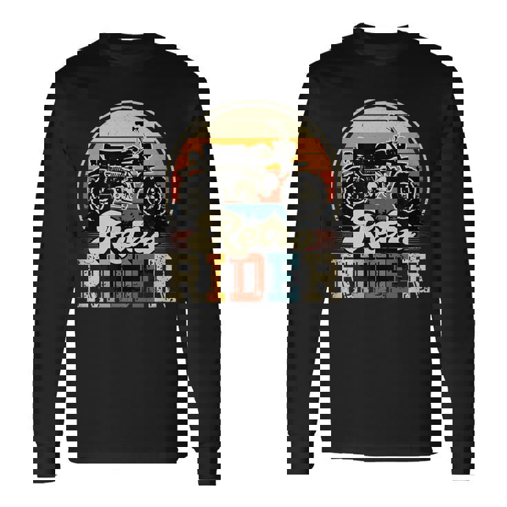 モンキー 原付 バイク レトロ ライダー ヴィンテージ 日本 クラシック 長袖Tシャツ