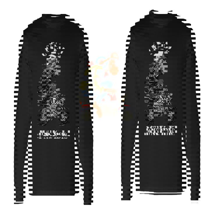 モンキーバイク 長袖Tシャツ ギフトのアイデア