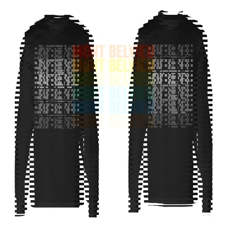 モンベルビュー シティ レトロ 長袖Tシャツ