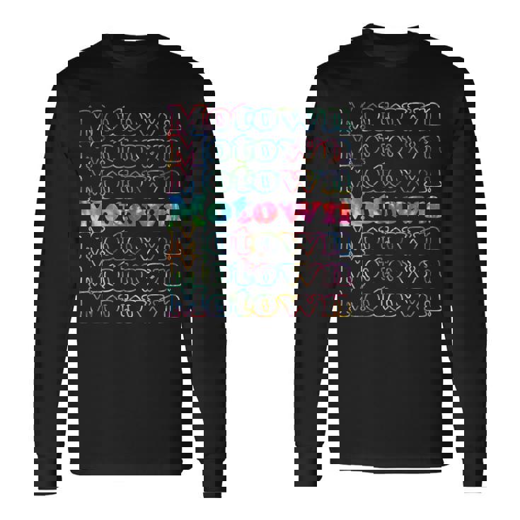 モータウン タイダイ 長袖Tシャツ