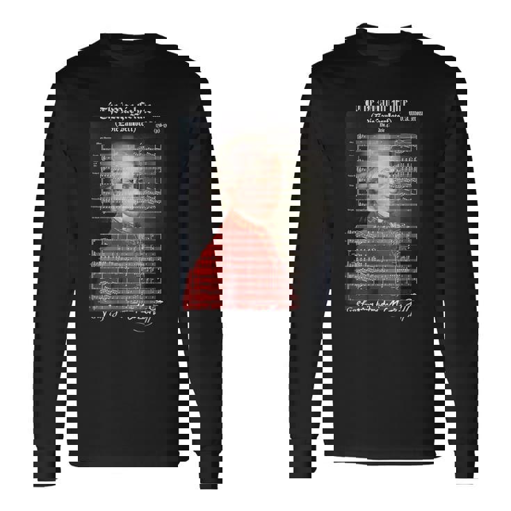 モーツァルトラバーズマジックフルートアリア4デザイン 長袖Tシャツ