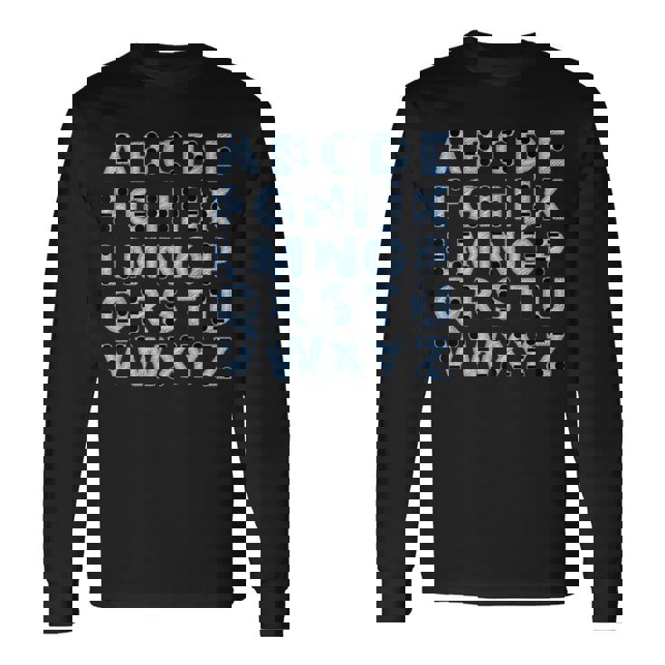 モールス信号 長袖Tシャツ