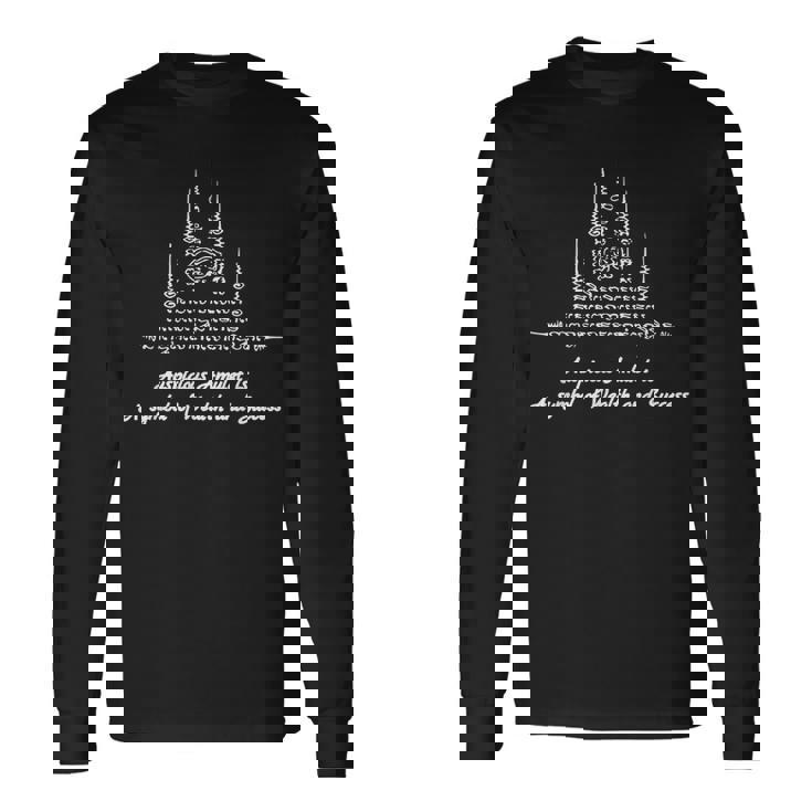 ヤントラ タトゥー サック ヤント タイ ギフト 富 タリスマン 長袖Tシャツ ギフトのアイデア