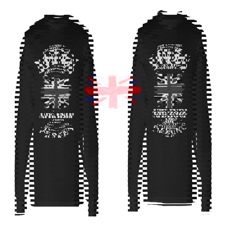 ユニオンジャック イギリス国旗 イギリス国旗 ロンドン 長袖Tシャツ