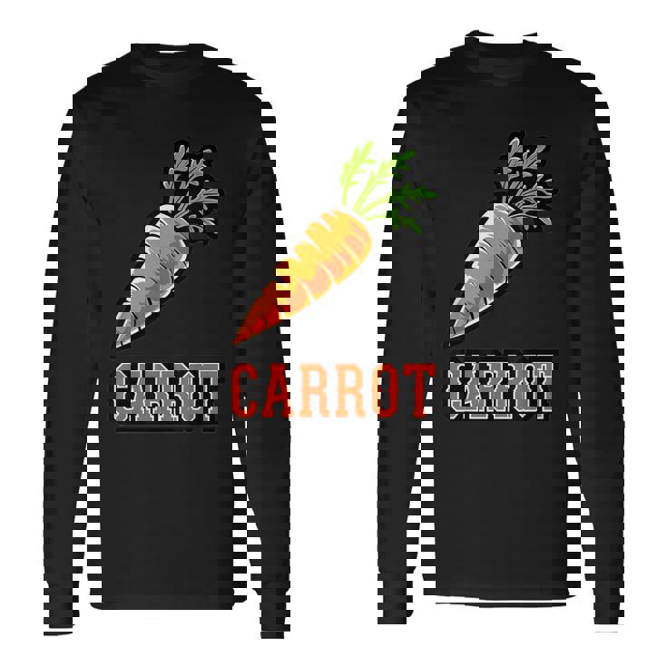 ユニークで楽しいニンジンデザインのグラフィック。 長袖Tシャツ ギフトのアイデア