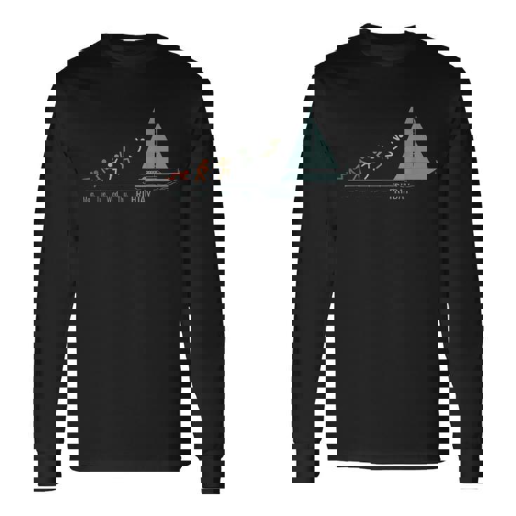 ヨット、セーリング セーラーズ セーリングボート セーリング ヨット セーリング 長袖Tシャツ