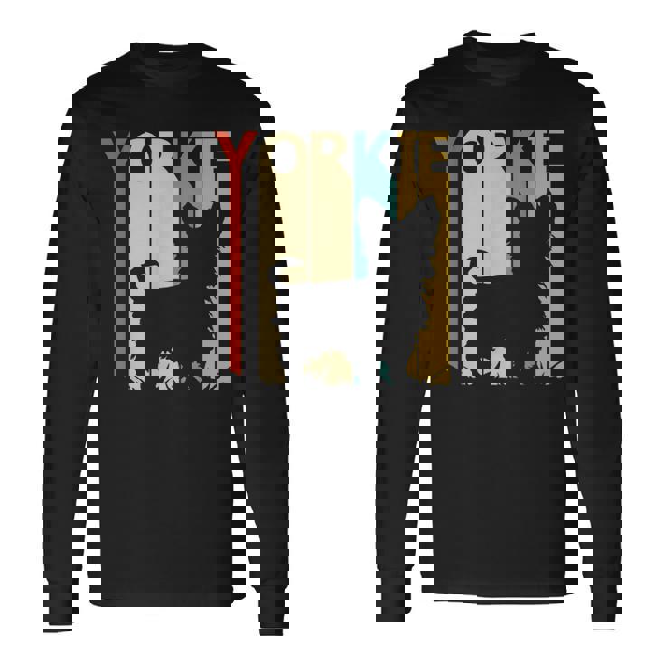 ヨークシャーテリア犬 長袖Tシャツ