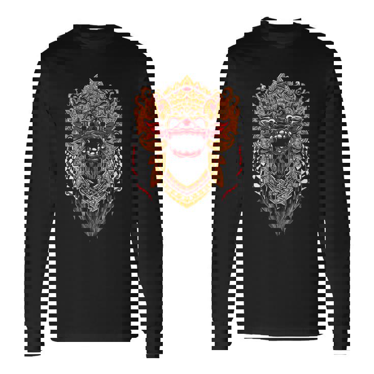 ライオンダンスヘッド 中国の新年 グリーンスネークイヤー 長袖Tシャツ