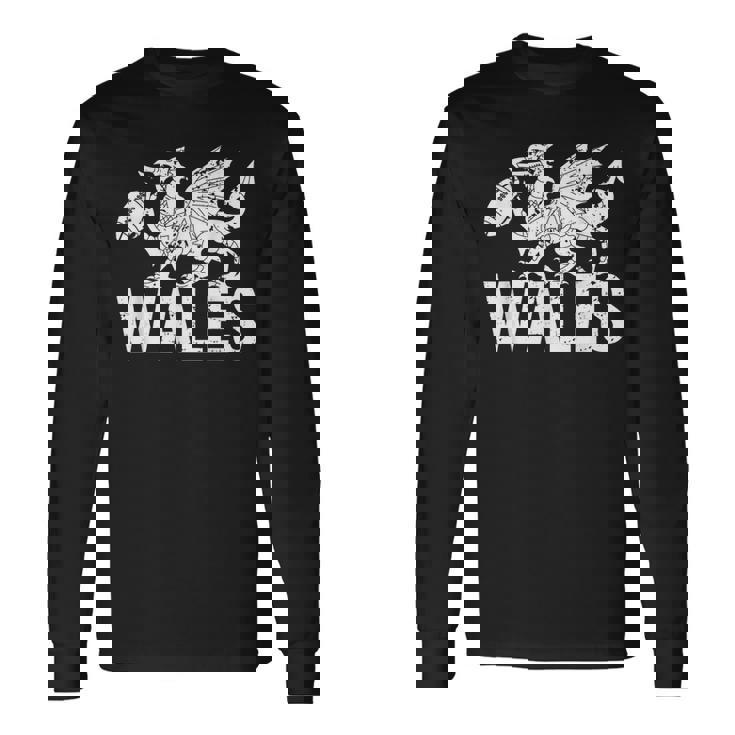 ラグビーウェールズドラゴン ウェールズ メンズ レディース ボーイズ ガールズ ウェールズ 長袖Tシャツ ギフトのアイデア