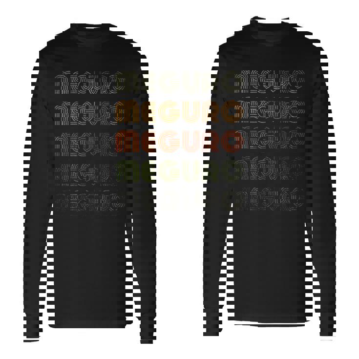 ラブハート 目黒 グランジ ヴィンテージスタイル 黒 目黒 長袖Tシャツ