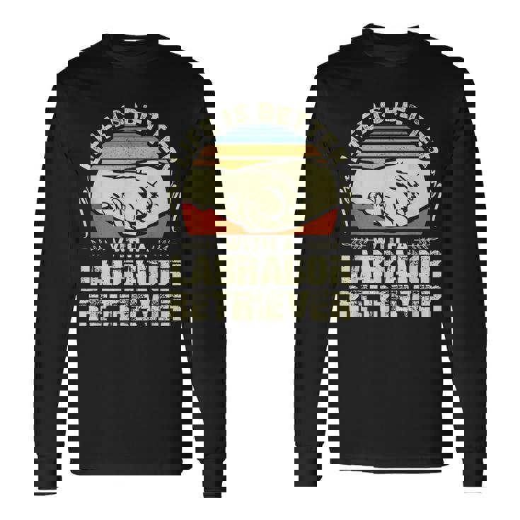 ラブラドール レトリバー シャツ メンズ レディース 犬 ママ 犬好き 長袖Tシャツ