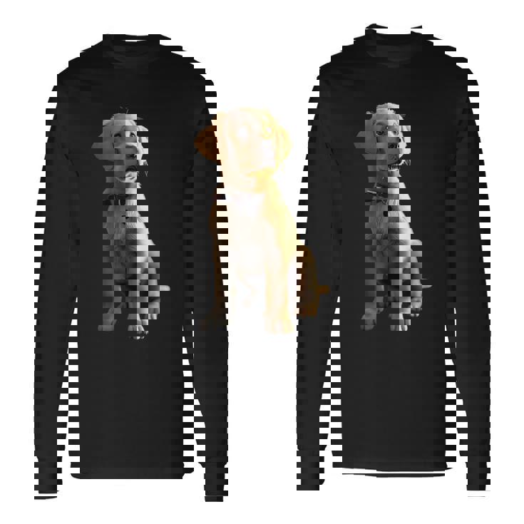 ラブラドール・レトリーバー 犬モチーフ ラブラドール かわいい ラブラドール 長袖Tシャツ