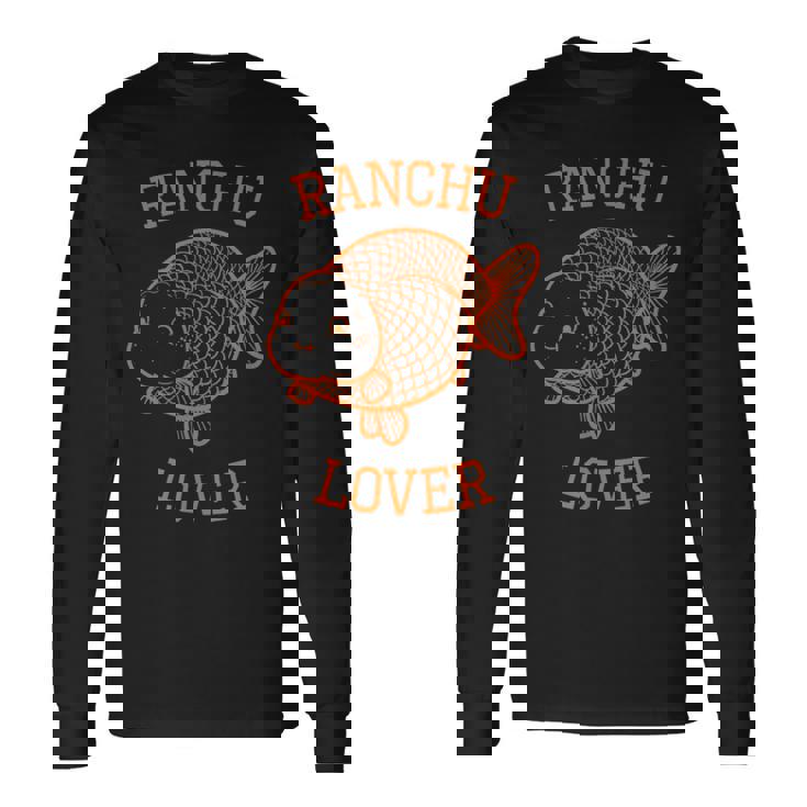 ランチュウ金魚 長袖Tシャツ