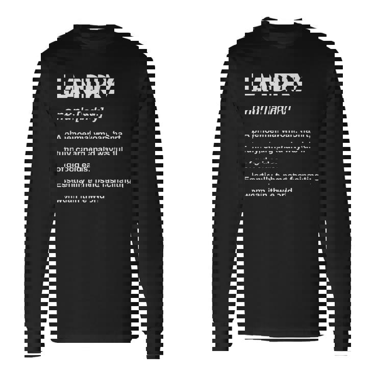 ランドリー名 長袖Tシャツ