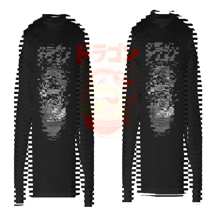 ラーメン ドラゴン アジアンスタイル ポップカルチャー 03 長袖Tシャツ