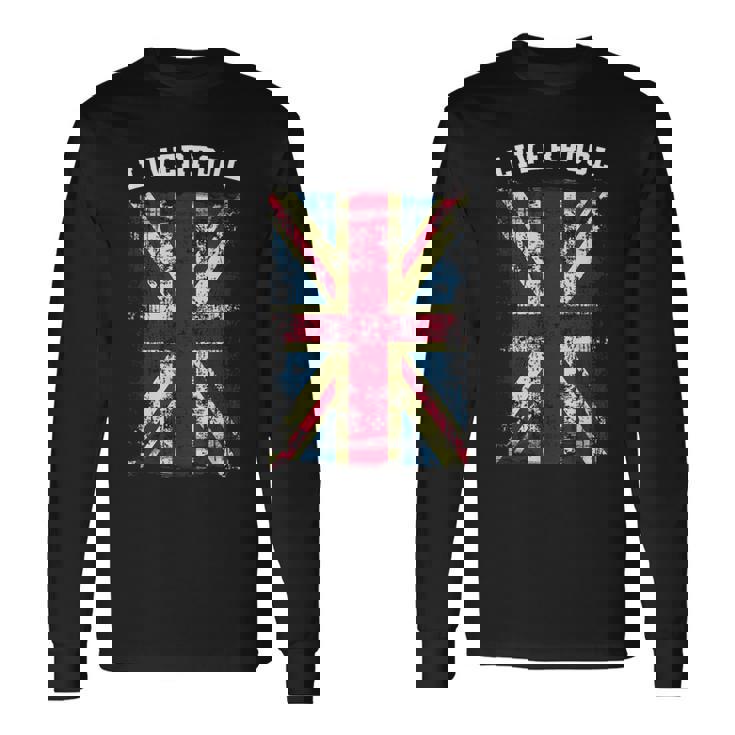 リバプール ギフト リバプール イングランド グレートブリテン 長袖Tシャツ