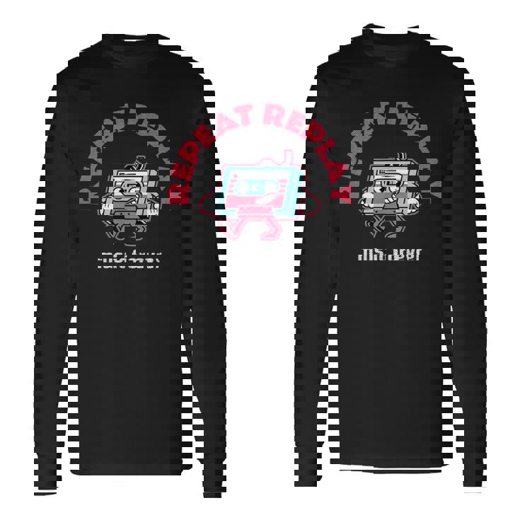 リピートリプレイ 長袖Tシャツ