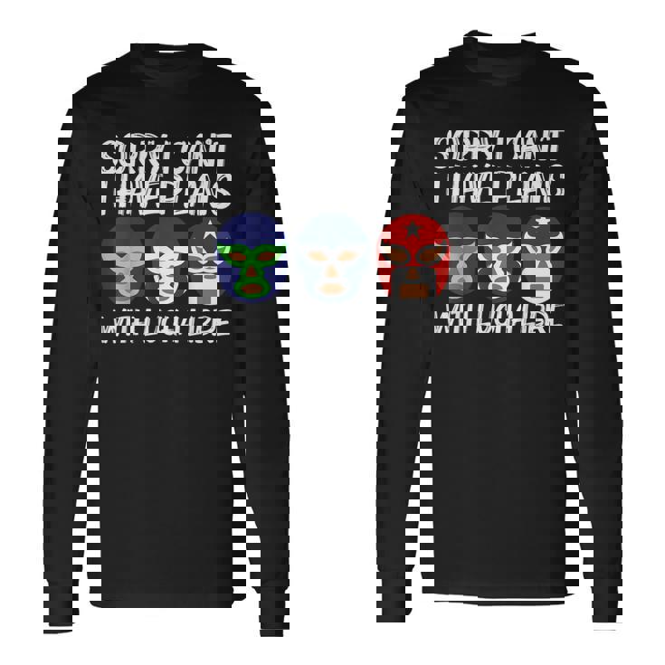 ルチャリブレ メンズ レディース ルチャール メキシカンレスラー 長袖Tシャツ