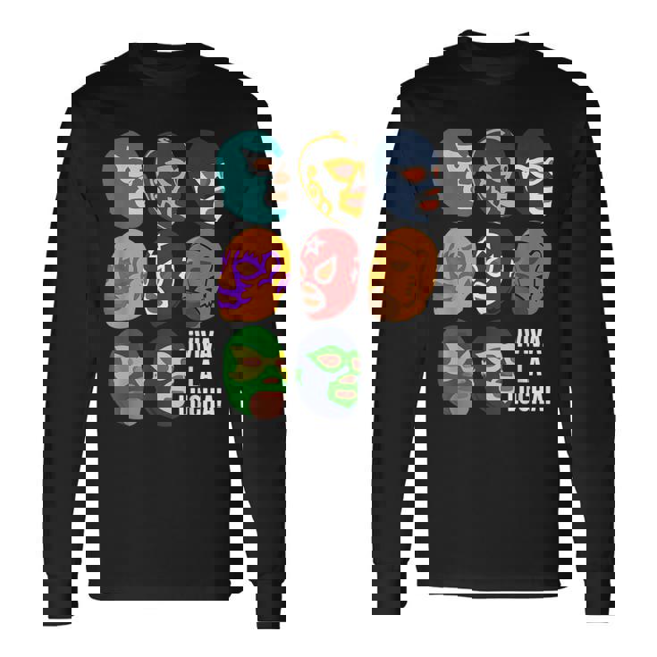 ルチャ・リブレ「ビバ・ラ・ルチャ！」 長袖Tシャツ