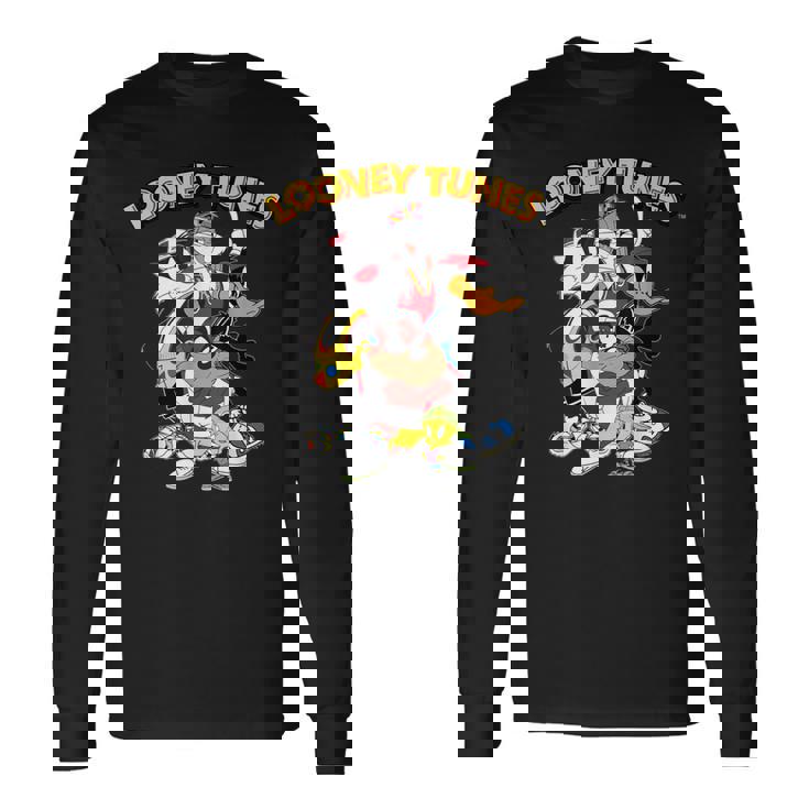ルーニー・テューンズ シルベスター タズ ダフィー 虫 長袖Tシャツ