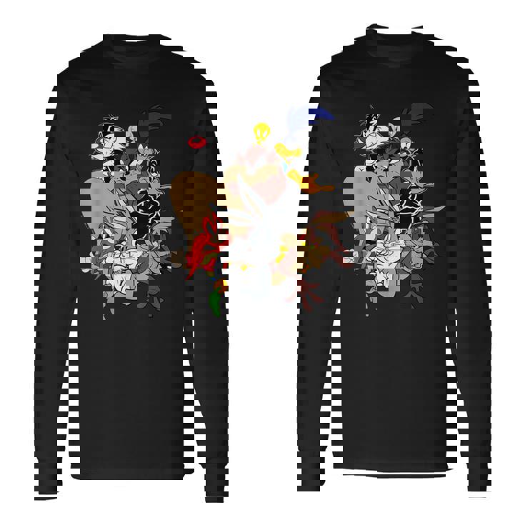 ルーニー・テューンズ メインキャラクター グループtシャツ 長袖Tシャツ