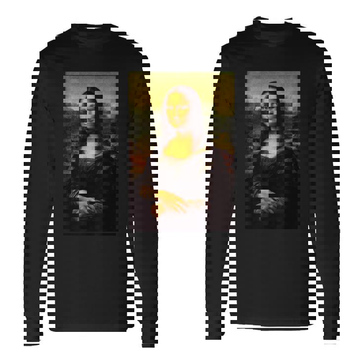 レオナルド・ダ・ヴィンチによるモナ・リザジョコンダ-モナリザ1519 長袖Tシャツ