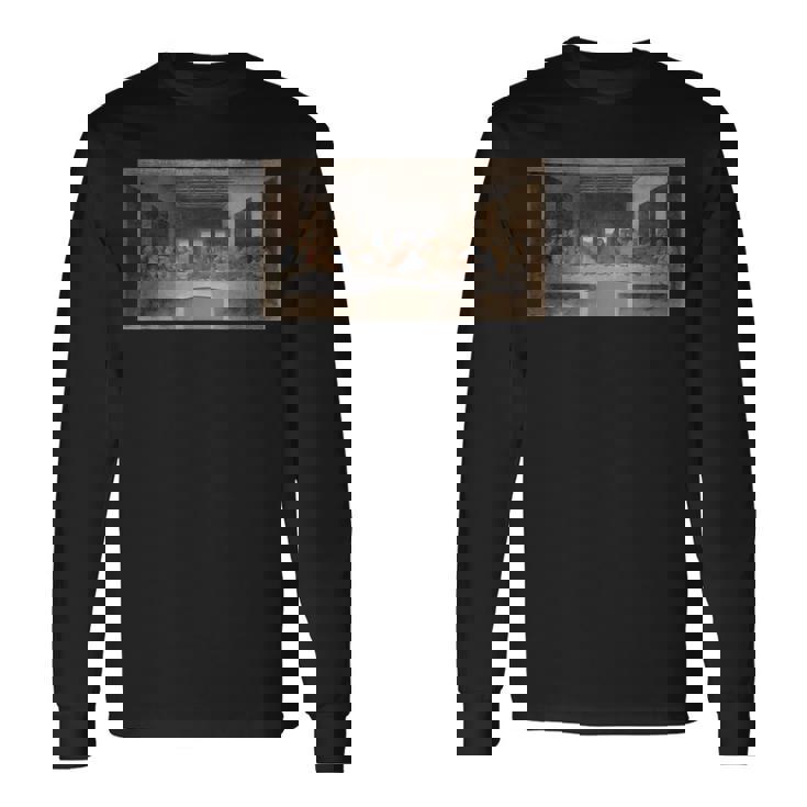 レオナルド・ダ・ヴィンチ作 最後の晩餐L'ultima Cena 長袖Tシャツ