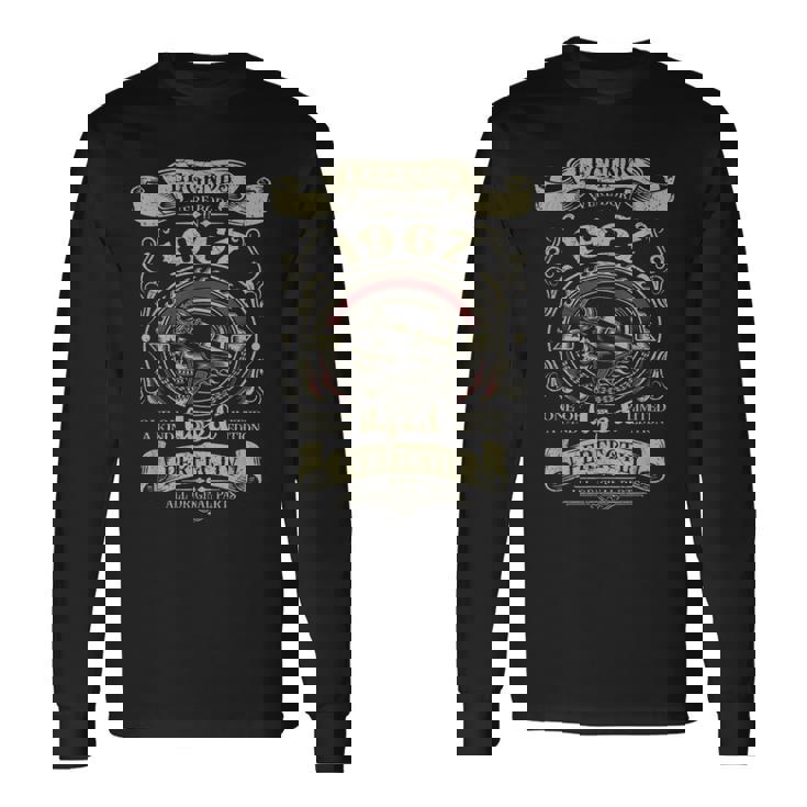 レジェンドは1967年56歳の誕生日のバイカーバイクに生まれました。 長袖Tシャツ