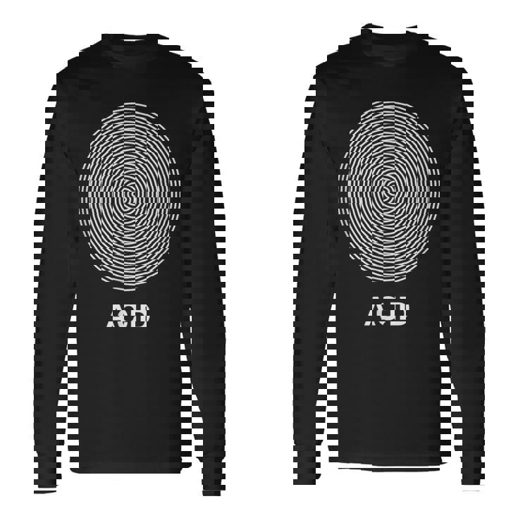 レトロ アシッド ハウス テクノ レイバー Edm パーティー 90年代 長袖Tシャツ