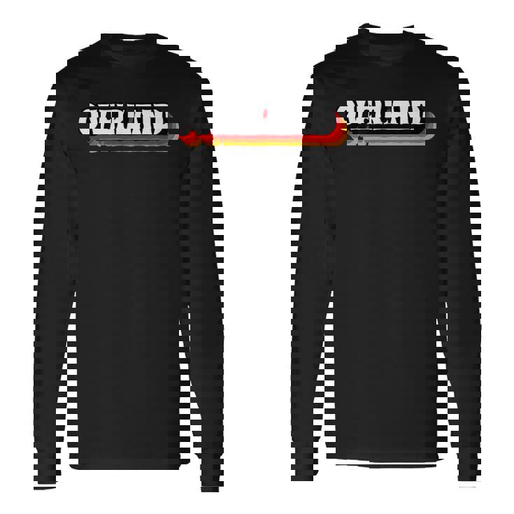 レトロ オーバーランド 長袖Tシャツ