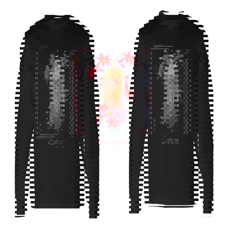 レトロ ソフト グランジ アニメ 美的 赤い スパイダーリリー 長袖Tシャツ