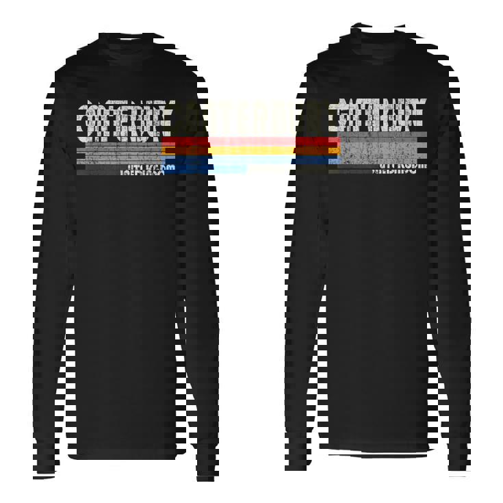 レトロ ヴィンテージ 70年代80年代スタイル カンタベリー イギリス 長袖Tシャツ