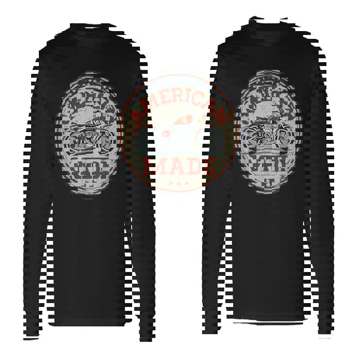 レトロ ヴィンテージ アメリカ製 モーターオイル 車 バイク ガレージ 長袖Tシャツ