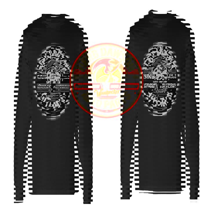 レトロ ヴィンテージ ハーブ ドーソン クレイ スミス カム スタイル ガソリンスタンド 長袖Tシャツ