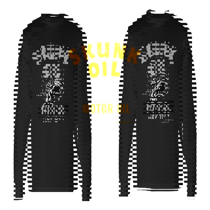 レトロヴィンテージ スカンクオイル モーターオイル 長袖Tシャツ