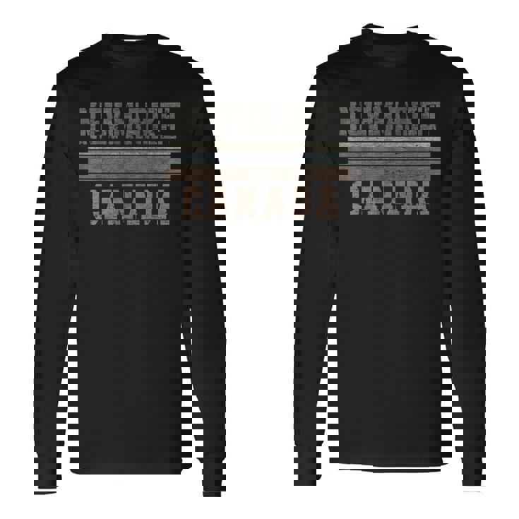 レトロ・ニューマーケット・カナダ 長袖Tシャツ