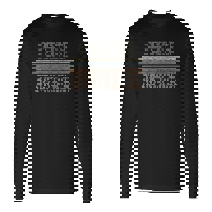 レトロ・パース、オーストラリア 長袖Tシャツ