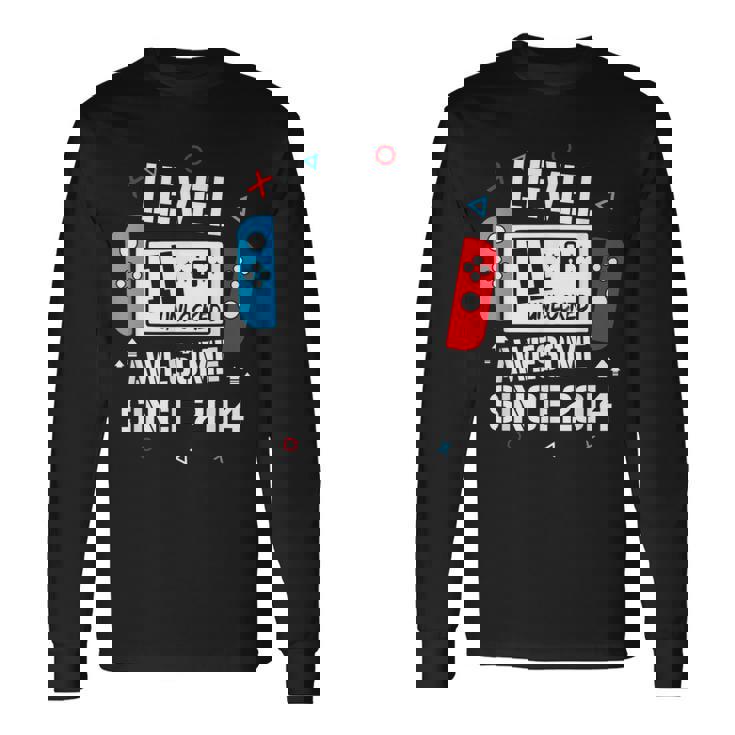 レベル 11 アンロック 素晴らしい 2014 11歳の誕生日 男の子 ビデオゲーム 長袖Tシャツ