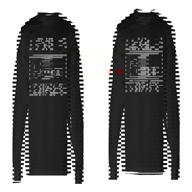 レベル 3 コンプリート 3 Year 3Rd Wedding Anniversary For Him Her 長袖Tシャツ