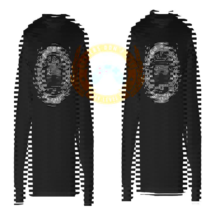 レベル50 アンロック ゲーマー 50歳の誕生日 長袖Tシャツ