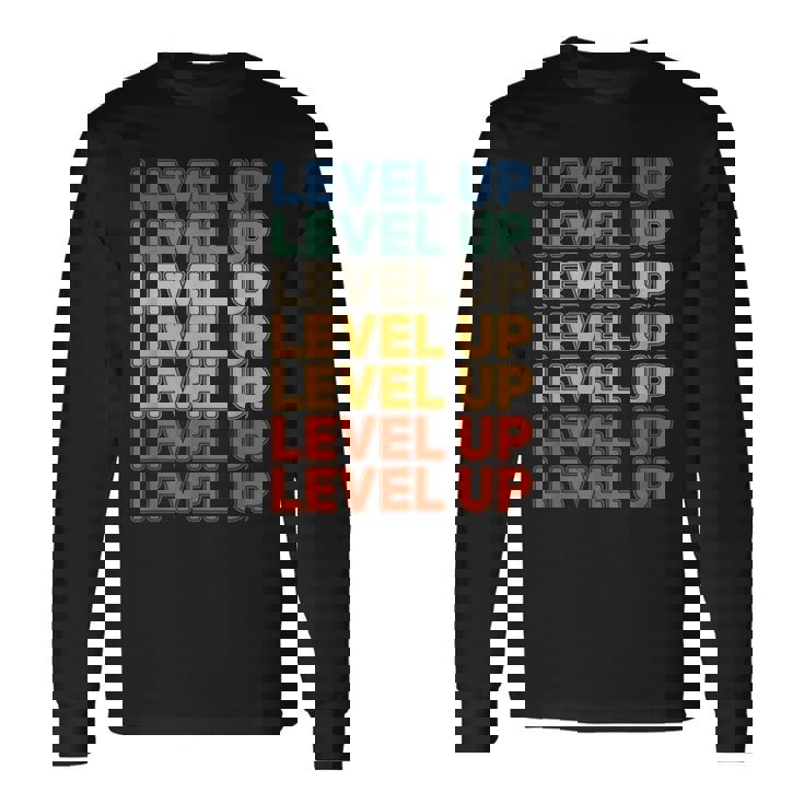 レベルアップ ビデオゲーム ゲーム レトロ ゲーマー 長袖Tシャツ ギフトのアイデア