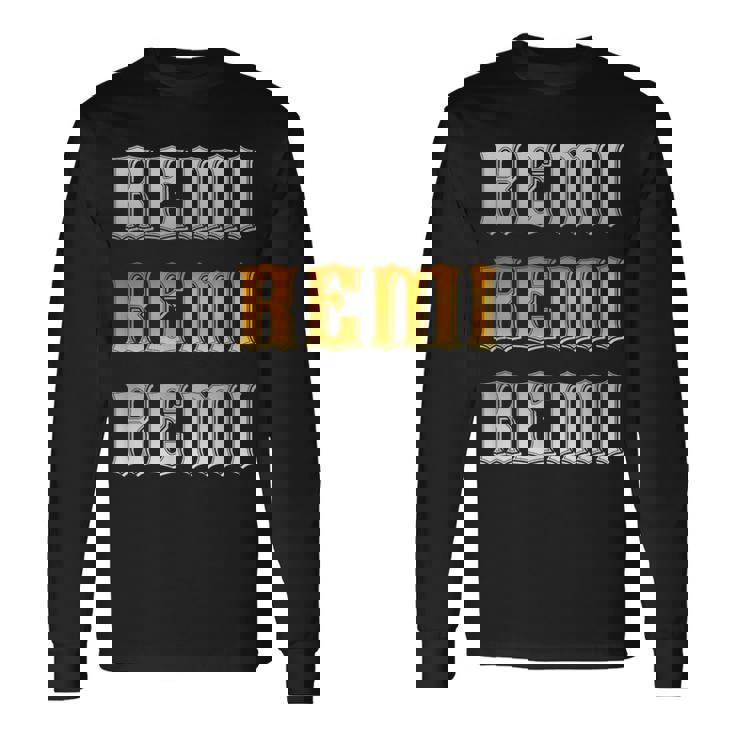 レミ 名前 ヴィンテージ レトロ 誕生日 長袖Tシャツ ギフトのアイデア